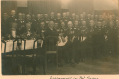 Liebesmahl im Pol. Casino - Offizierszusammenkunft in Uniform