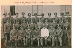 Gruppenportrait der 3. Kompanie Panzerzug-Abteilung 32, Kolberg 1936/38