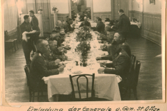 Einladung der Generale und Generalstabsoffiziere durch den Oberbefehlshaber
