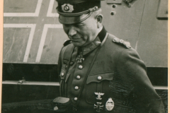 Generaloberstleutnant Heinz Guderian in Flugzeugkabine