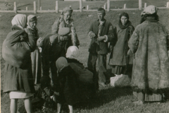 Sowjetische Zivilbevölkerung bei Feldverpflegung, Ostfront 1941-1942