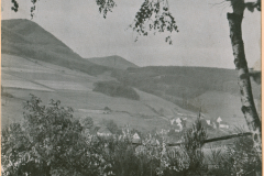 Eifel-Landschaft mit Dorf im Tal