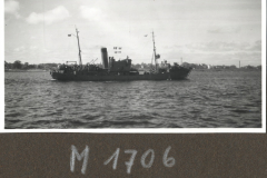 Frachtschiff M 1706 auf der Ems