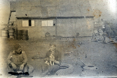 Deutsche Soldaten auf Flugplatz in Nordrussland, 1942/43