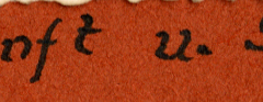 Handschriftliche Beschriftung 'Unterkunft u. Stellung'