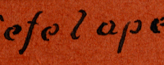 Handschriftliche Beschriftung 'Stiefel apell'