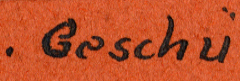 Handschriftliche Beschriftung '12. Geschütz'