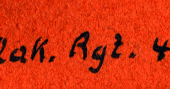 Beschriftung auf rotem Untergrund: Flak. Rgt. 45