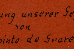 Beerdigung unserer Gefallenen von Pointe de Grave