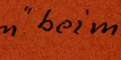 Handschriftliche Beschriftung 'Hoffmann beim Sprung'