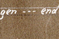 Handschriftliche Beschriftung auf Rückseite eines Fotos mit Ortsangabe München