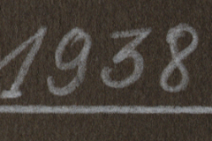 Archivierungsnummer 1938 auf Dokumentation