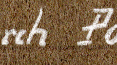 Handschriftliche Beschriftung 'Fahrt durch Zarlakischen'