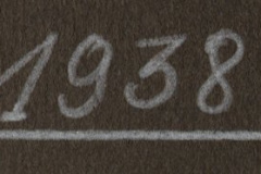 Archivierungsnummer 1938 auf Dokumentation