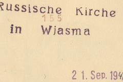 Russische Kirche in Wiasma, September 1942