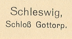Beschriftung: Schleswig, Schloss Gottorp