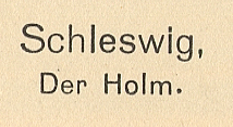 Schleswig, Der Holm ? Ortsbezeichnung