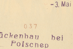 Brückenbau bei Polschen, 3. Mai 1943