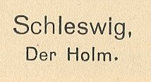 Schleswig, Der Holm – Ortsbezeichnung